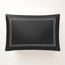 Funda de Cojín Royal Anthracite Satén 300 Hilos