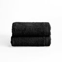 Juego de Toallas Lavabo Serenity Negro 2 Piezas