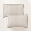 Funda de Almohada Luxury Beige Satén 220 Hilos