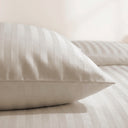 Funda de Almohada Luxury Beige Satén 220 Hilos