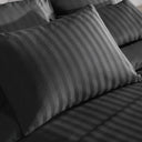 Funda de Almohada Luxury Antracita Satén 220 Hilos