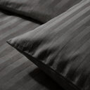 Funda de Almohada Luxury Antracita Satén 220 Hilos