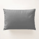 Funda de Almohada Lisa Gris Algodón 200 Hilos