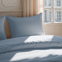 Funda de Almohada Azul Algodón 200 Hilos