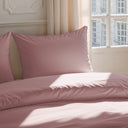 Funda de Almohada Rosa Algodón 200 Hilos