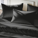 Funda de Almohada Anthracite Algodón 200 Hilos