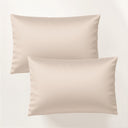 Funda de Almohada Iris Beige Satén 300 Hilos
