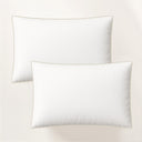 Funda de Almohada Premium Bordón Lino Algodón 200 Hilos