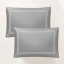 Funda de Almohada Royal Gris Satén 300 Hilos