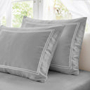 Funda de Almohada Royal Gris Satén 300 Hilos