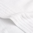 Toalla de Ducha 70x140 cm Blanca Tejido Waffle