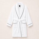 Albornoz de Baño con Bordado Negro · Embrodery