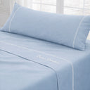 Juego de sábanas Arcadia Azul · Pierre Cardin - 150x200 cm