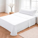 Juego de sábanas Arcadia Blanco · Pierre Cardin - 105x200 cm