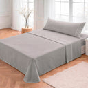 Juego de sábanas Arcadia Gris · Pierre Cardin - 105x200 cm